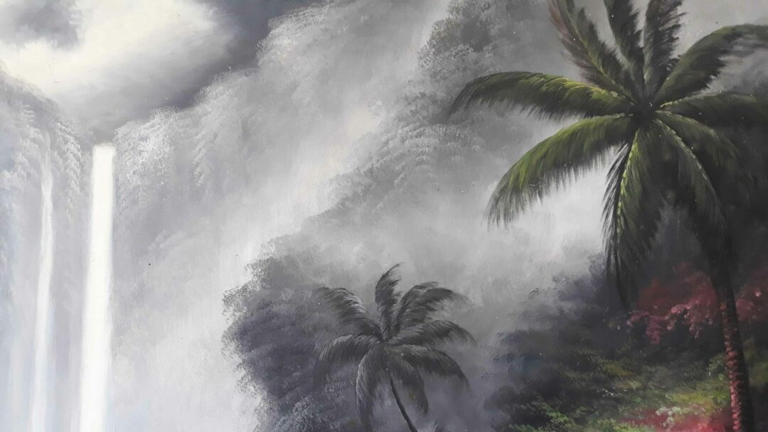 #180 - TROPICAL LANDSCAPE - Oil Painting - Image 5