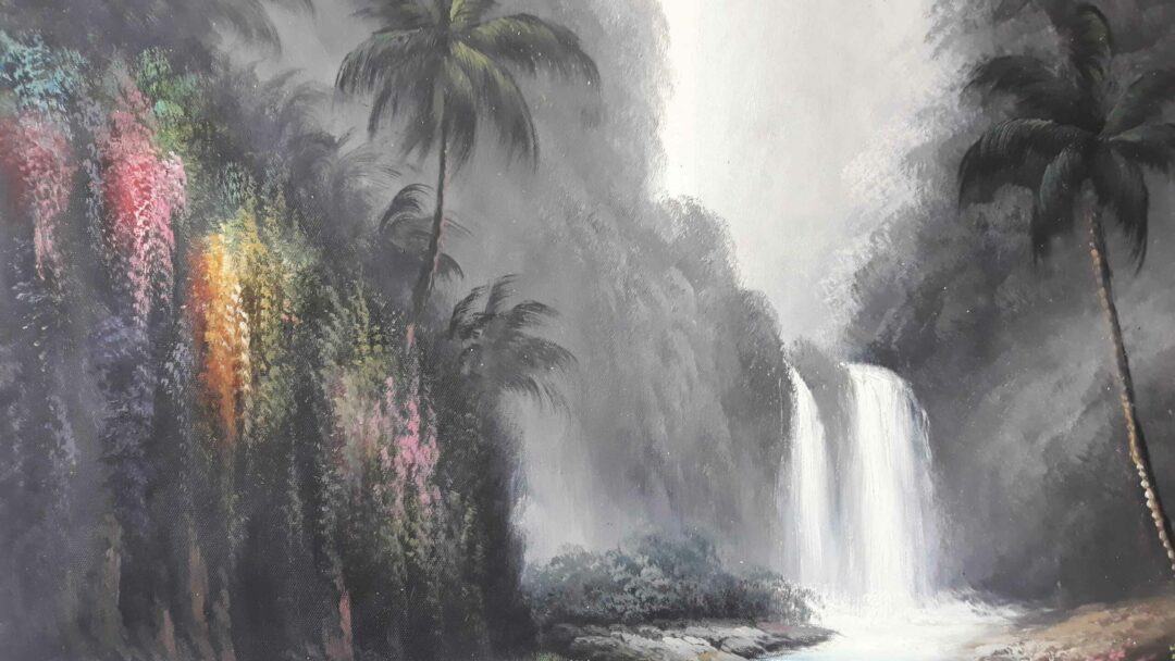 #180 - TROPICAL LANDSCAPE - Oil Painting - Image 6