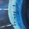 #190 - ABSTRACT CRESCENTS - Oil Painting - Image 2