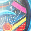 #190 - ABSTRACT CRESCENTS - Oil Painting - Image 3