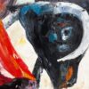 #208 - THE BULL FIGHT - Oil Painting - Image 3