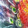 #252 - COLORFUL PEACKOK - Oil Painting - Image 3