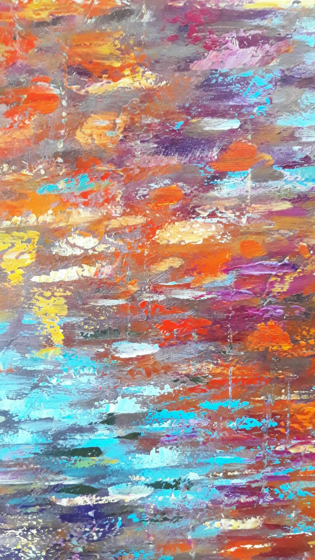 #254 - ABSTRACT SPOTS - Oil Painting - Image 4
