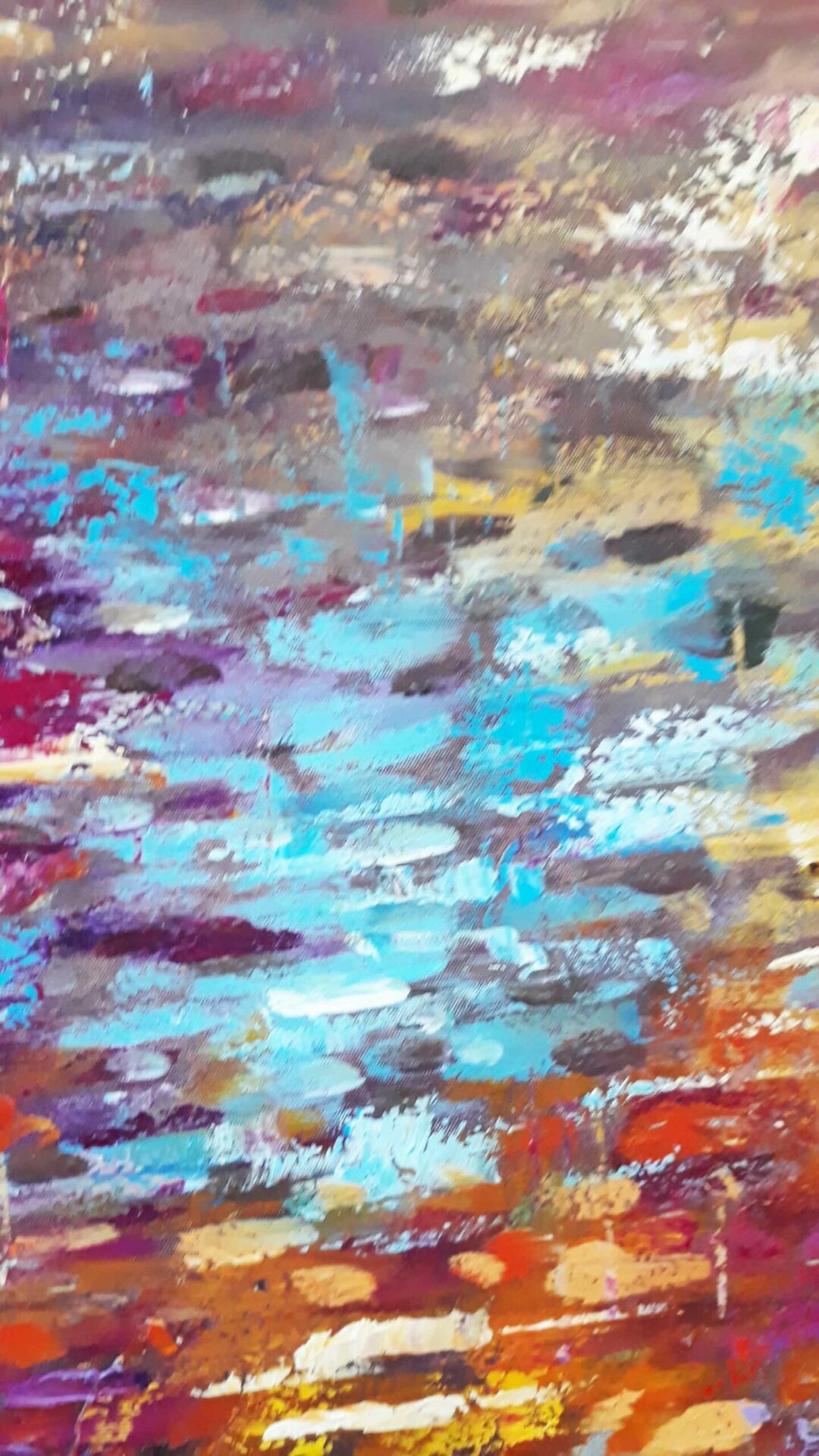 #254 - ABSTRACT SPOTS - Oil Painting - Image 5