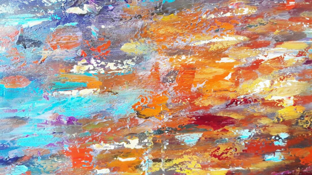 #254 - ABSTRACT SPOTS - Oil Painting - Image 7