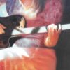 #422 - BEAUTIFUL WOMAN WITH GITAR - Oil Painting - Image 3