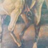 #463 - EUROPEAN MAN ON A HORSE - Oil Painting - Image 4