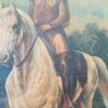 #463 - EUROPEAN MAN ON A HORSE - Oil Painting - Image 5