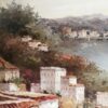 #708 - EUROPE GARDEN VIEW TO THE SEA - Oil Painting - Image 9