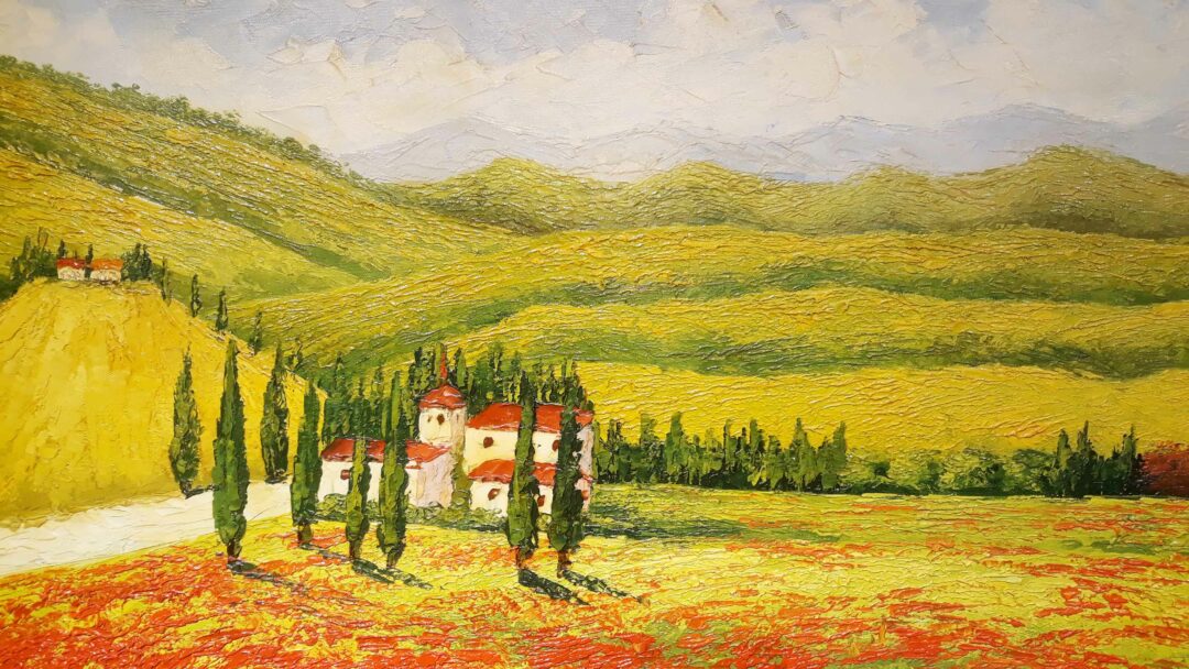 #865 - POPPY FIELDS - Oil Painting - Image 6