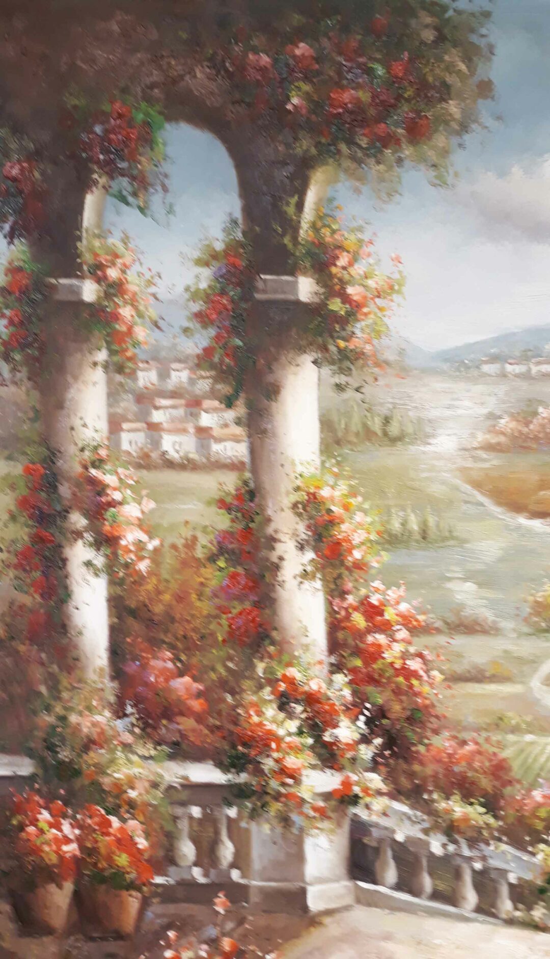 #878 - TUSCANY VINEYARDS - Oil Painting - Image 5