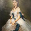 #881 - A LADY STANDING - Oil Painting