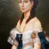 #881 - A LADY STANDING - Oil Painting - Image 5