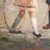 #886 - BOY GIRL & A DOG - Oil Painting - Image 5
